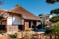 Old historic Samurai houses in Sakura city, Chiba, Japan Royalty Free Stock Photo