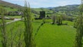 Old And Historic Torre de Tores Ruins With Green Landscape In Summer