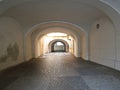 Old Historic Vintage Narrow Archway Passage Sidewalk Arcade