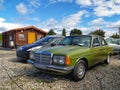 Old historic vintage veteran sedan car Mercedes Benz W123