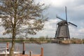 Old historic windmill in the Netherlands Royalty Free Stock Photo