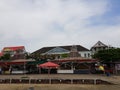 Old historical buildings in Paramaribo, Suriname