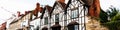 Old historical buildings of the Stratford upon Avon, UK - a popular tourist destination Royalty Free Stock Photo