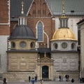 Historical buildings on Wawel Hill the Royal Palace