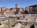 Historical Imperial Forums in Rome, Italy