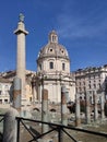 Historical Imperial Forums in Rome, Italy