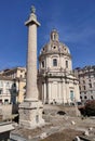 Historical Imperial Forums in Rome, Italy