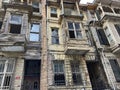 Old historical istanbul abandoned houses Turkey Royalty Free Stock Photo