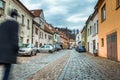 Old historical Jewish quarter in Trebic, Czech Republic, established in 17th century, listed in the UNESCO World Heritage List