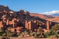 Old kasbah village Aid-Ben-Haddou in the desert of Morocco
