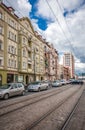 Old tenement houses in Bydgoszcz Royalty Free Stock Photo