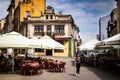 Old historical town Constanta by the Black Sea in the Romania Royalty Free Stock Photo