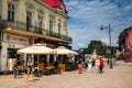 Old historical town Constanta by the Black Sea in the Romania Royalty Free Stock Photo