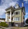 Old Historical Victorian Homes Astoria, Oregon