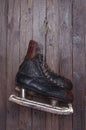 Old hockey skates Royalty Free Stock Photo