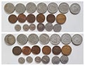 Old Holland Netherland coins currency in different shape and size Royalty Free Stock Photo