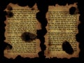 Old holy scripts