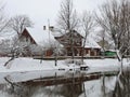 Old home, Lithuania Royalty Free Stock Photo