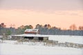 Old horse barn Royalty Free Stock Photo