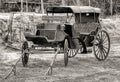 An old horse drawn buggy Royalty Free Stock Photo