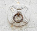 Old horse ring on the wall. Royalty Free Stock Photo