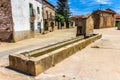 A old horse trough and fountain Royalty Free Stock Photo