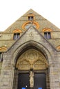 Old hospital entrance Bruges Belgium