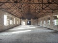 Old hotel ruin in prodromos village in cyprus