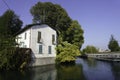 Old house along the Martesana canal at Vaprio