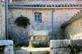 Old house the ancient town Lubenice, island Cres, Croatia