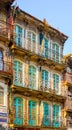 Old house in Porto Portugal with arched doors