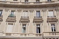 Old house with balconies and windows in Paris France Royalty Free Stock Photo