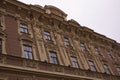 Old house with a beautiful facade