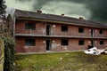 Old house is being removed before demolition Royalty Free Stock Photo