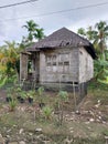 Old house borneo central asia street town home alone