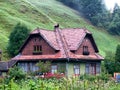 Traditional Romania house from Bran city