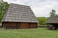 Cart inside a barn from a farmhouse Royalty Free Stock Photo