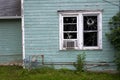 Old House, Broken Windows, Peeling Paint