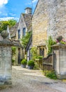 Old house in Burford, England Royalty Free Stock Photo