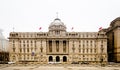 Old house on the edge of the Bund in Shanghai Royalty Free Stock Photo