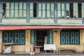 Old house facade in George Town & x28;Penang& x29; Royalty Free Stock Photo