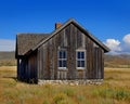 Old House in Ghost Town Countryside Abandoned Historical Area Royalty Free Stock Photo