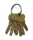 Old House Keys Royalty Free Stock Photo