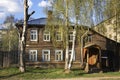 Old house in Kimry. Tver Oblast. Russia