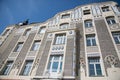 Old house in munich, bavaria , with blue sky Royalty Free Stock Photo