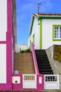 Old house in praia da vitoria Royalty Free Stock Photo