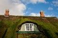 Old house roof detail. Island of Fanoe in Denmark