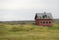 Old house in rugged landscape Royalty Free Stock Photo