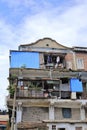 Old house at shapowei fishing harbor Royalty Free Stock Photo