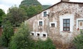 Old house made of clay bricks Royalty Free Stock Photo